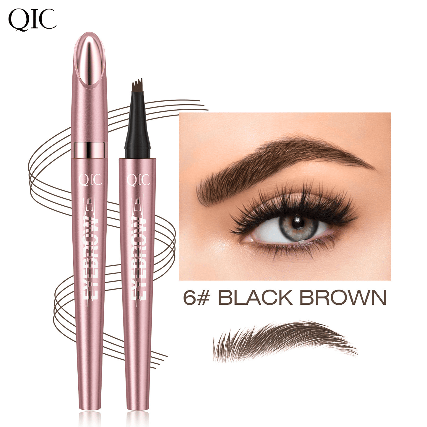 ⚡ Buy 1, 2nd 60% Off! Waterproof Micro-Fork Eyebrow Pencil – Long-Lasting, Smudge-Proof, Natural Hair-Like Strokes