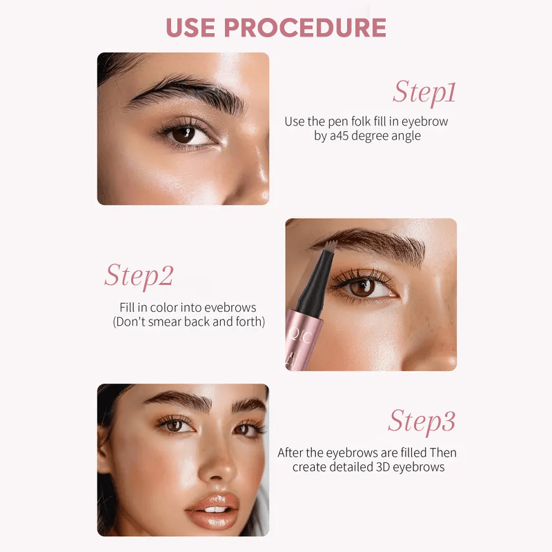 ⚡ Buy 1, 2nd 60% Off! Waterproof Micro-Fork Eyebrow Pencil – Long-Lasting, Smudge-Proof, Natural Hair-Like Strokes