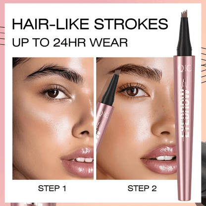 ⚡ Buy 1, 2nd 60% Off! Waterproof Micro-Fork Eyebrow Pencil – Long-Lasting, Smudge-Proof, Natural Hair-Like Strokes