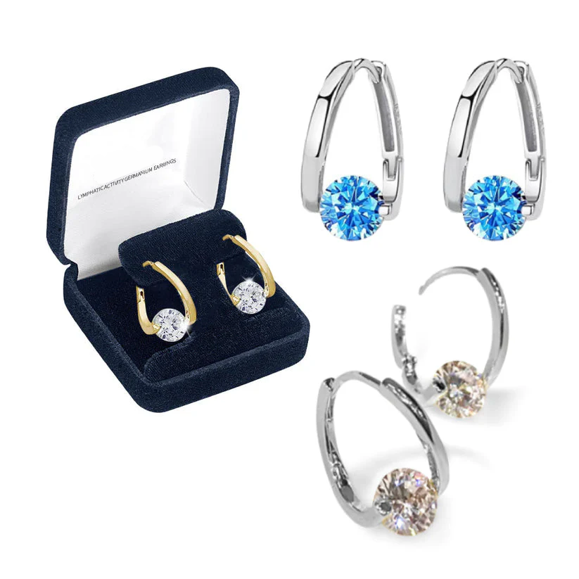 (🔥LAST DAY SALE - 66% OFF) Skavix™ Lymphvity MagneTherapy Germanium Earrings – Revitalize Your Well-being! 💎
