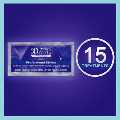 Pro-Strength 3D Teeth Whitening Strips – Remove Yellow & Smoke Stains Fast