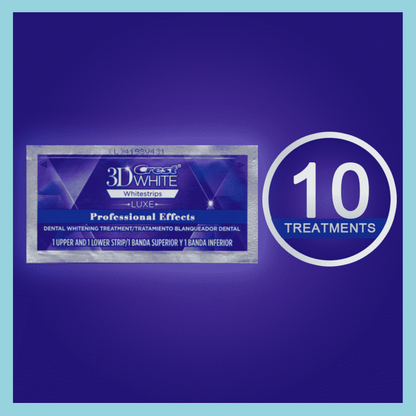 Pro-Strength 3D Teeth Whitening Strips – Remove Yellow & Smoke Stains Fast