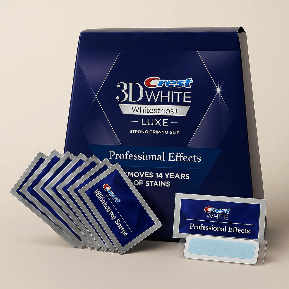 Pro-Strength 3D Teeth Whitening Strips – Remove Yellow & Smoke Stains Fast