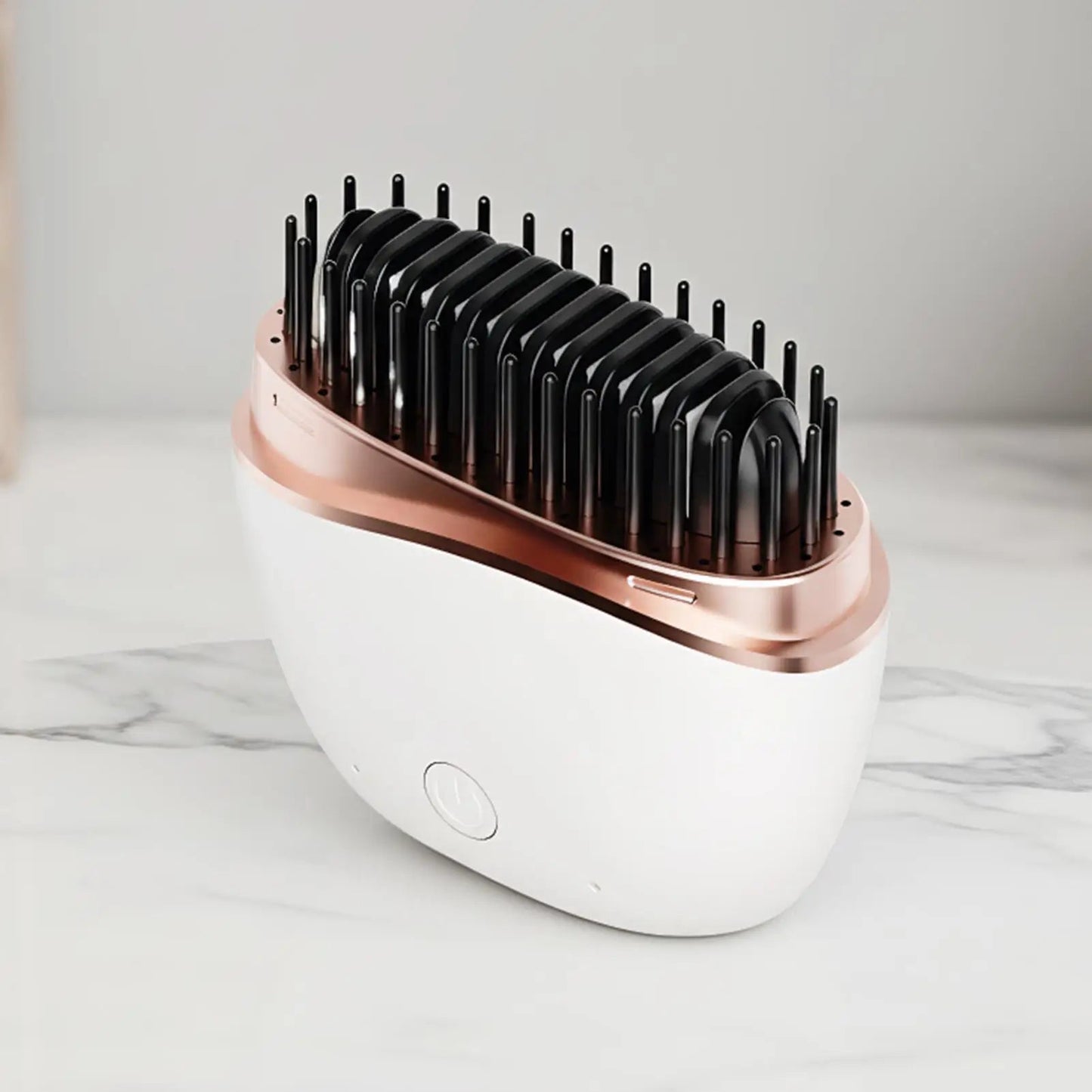 Skavix™ Cordless Hair Smoothing Brush With Built-in Mirror🪞 | Travel-Ready Styling👜