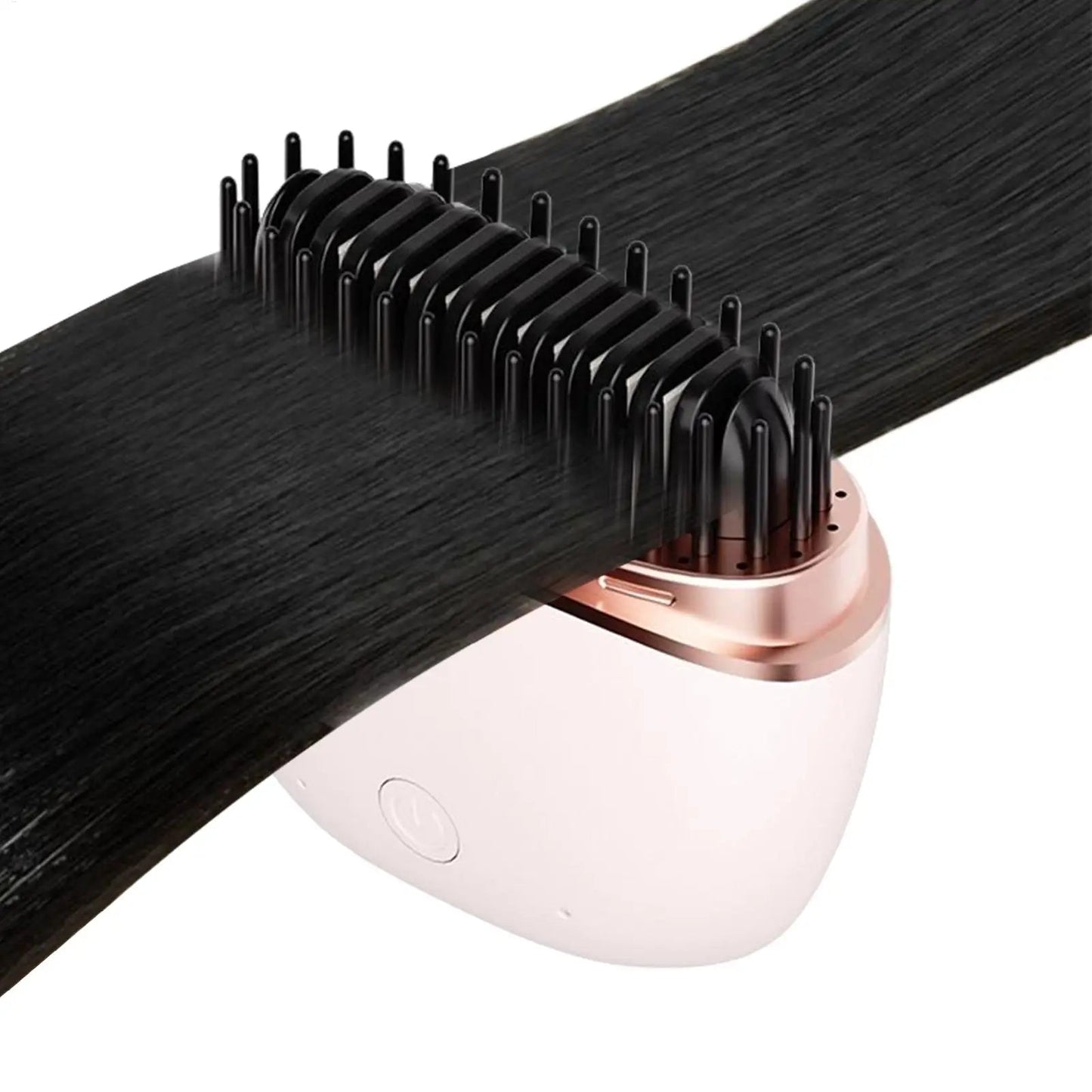 Skavix™ Cordless Hair Smoothing Brush With Built-in Mirror🪞 | Travel-Ready Styling👜