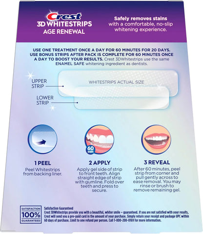 Pro-Strength 3D Teeth Whitening Strips – Remove Yellow & Smoke Stains Fast