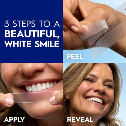 Pro-Strength 3D Teeth Whitening Strips – Remove Yellow & Smoke Stains Fast