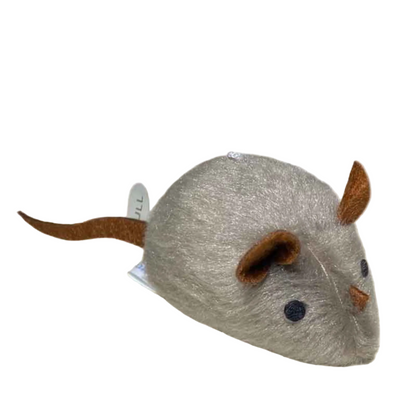 SqueakyMouse 1+1 FREE: Realistic Interactive Plush Cat Toy Squeaky Mouse